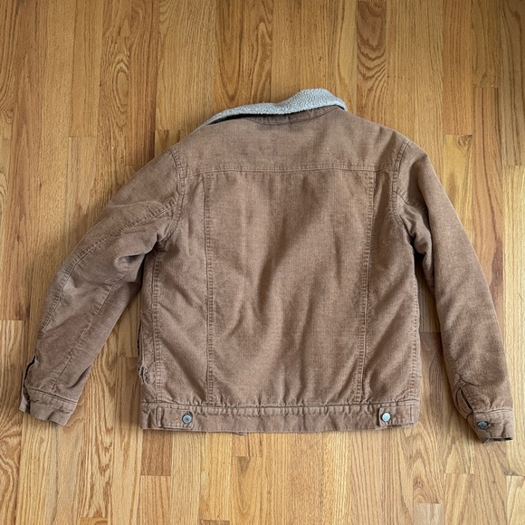 Brown Sherpa-Lined Corduroy Jacket - Picture 4 of 4